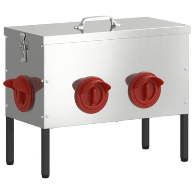 Kanan ruokinta-allas Hopea 41,5 x 20,5 x 33 cm Galvanoitu teräs