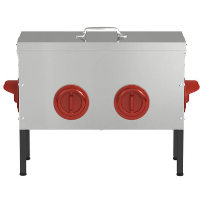 Kanan ruokinta-allas Hopea 41,5 x 20,5 x 33 cm Galvanoitu teräs