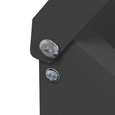 Kanan ruokinta-allas Musta 21 x 16 x 33 cm Kylmävalssattu teräs