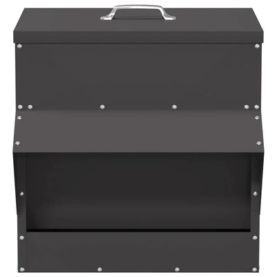 Kanan ruokinta-allas Musta 40,5 x 45 x 41 cm