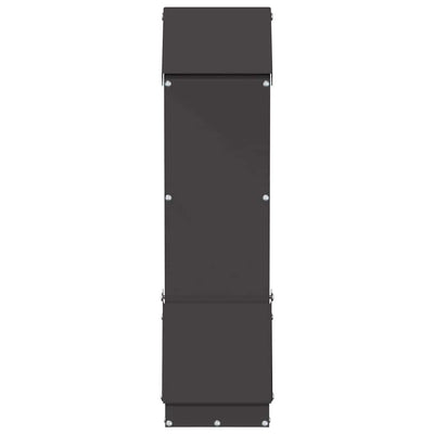 Kanan ruokinta-allas Musta 13 x 12 x 51 cm Kylmävalssattu teräs