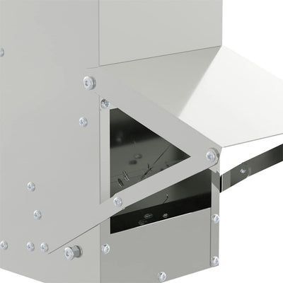 Kanan ruokinta-allas Hopea 13 x 12 x 51 cm Galvanoitu teräs