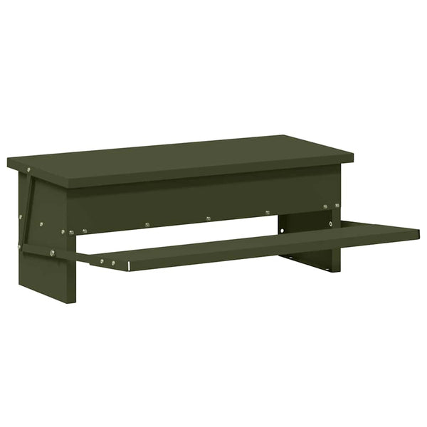 Broilerin ponnisteluruokinta Oliivivihreä 48,5 x 39,5 x 19 cm