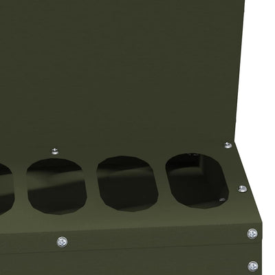 Kanan ruokinta-allas Oliivivihreä 30 x 30 x 39 cm