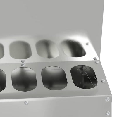 Kanan ruokinta-allas Hopea 30 x 30 x 39 cm Galvanoitu teräs