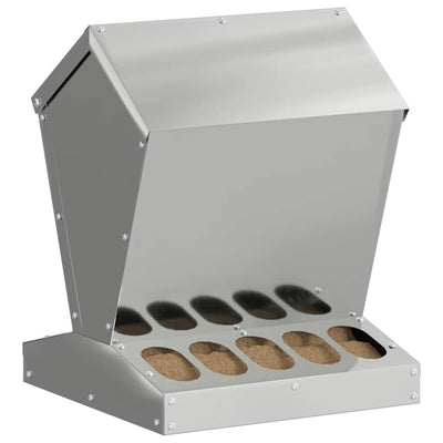 Kanan ruokinta-allas Hopea 30 x 30 x 39 cm Galvanoitu teräs