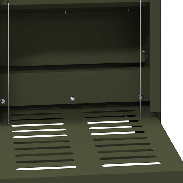 Oliivivihreä broilerin ponnisteluruokinta 25 x 42 x 40 cm