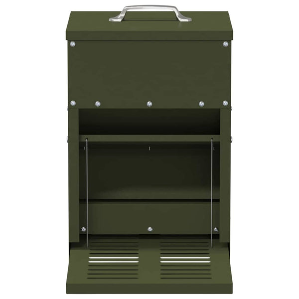 Oliivivihreä broilerin ponnisteluruokinta 25 x 42 x 40 cm