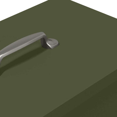 Kanan ruokinta-allas Oliivivihreä 20 x 25 x35 cm