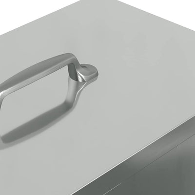 Kanan ruokinta-allas Hopea 20 x 25 x35 cm Galvanoitu teräs