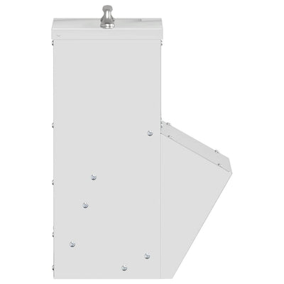 Kanan ruokinta-allas Hopea 20 x 25 x35 cm Galvanoitu teräs