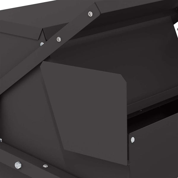 Broilerin ponnisteluruokinta Musta 50 x 40 x 29 cm