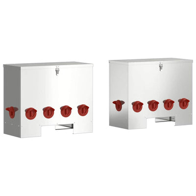 Kanan ruokinta-allas 2 pcs Hopea 60.5 x 29 x 51 cm