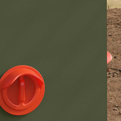 Kanan ruokinta-allas 2 pcs Oliivivihreä 32,5 x 20,5 x 43 cm