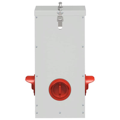 Kanan ruokinta-allas 2 pcs Hopea 32,5 x 20,5 x 43 cm