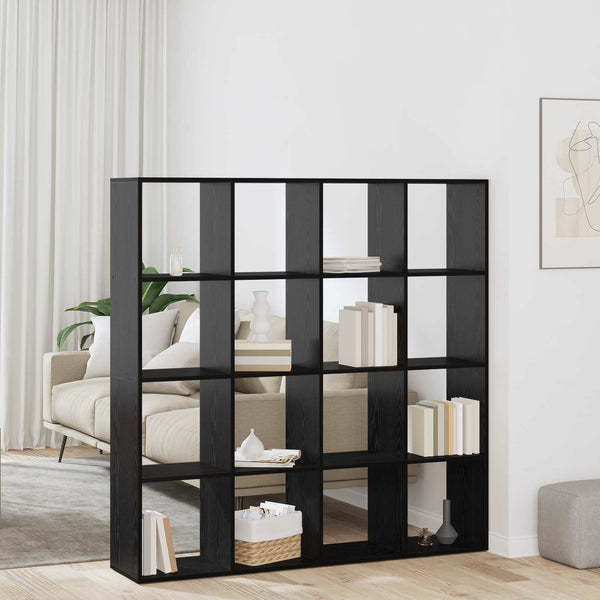 Kirjahylly 16 tasoa 137,5 x 29 x 137,5 cm Tekninen puu