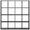 Kirjahylly 16 tasoa 137,5 x 29 x 137,5 cm Tekninen puu