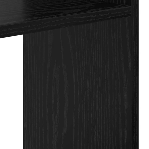 Kirjahylly 9 tasoa 92 x 29 x 188 cm Tekninen puu Musta tammi.