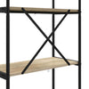 Kirjahylly 5 tasoa 80 x 30 x 183 cm Tekninen puu Sonoman tammi