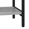 Kirjahylly 3 tasoa 80 x 30 x 109 cm Tekninen puu Harmaa Sonoma