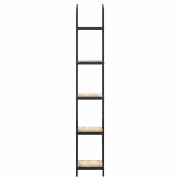 Kirjahylly 5 tasoa 40 x 30 x 183 cm Tekninen puu Sonoman tammi