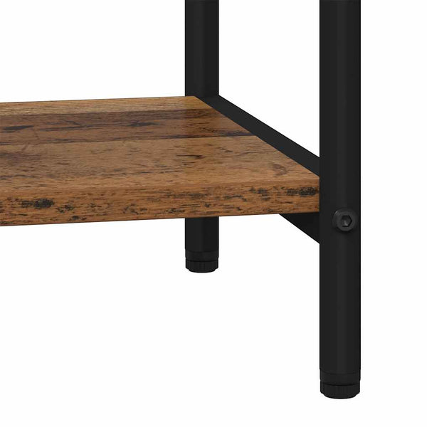 Kirjahylly 5 tasoa 40 x 30 x 183 cm Tekninen puu Vanha puu