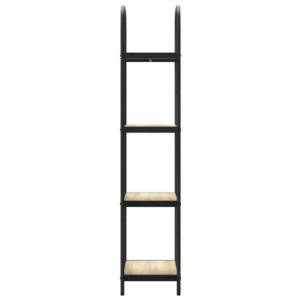 Kirjahylly 4 tasoa 40 x 30 x 146 cm Tekninen puu Sonoman tammi