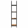 Kirjahylly 4 tasoa 40 x 30 x 146 cm Tekninen puu Vanha puu