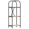 Kirjahylly 3 tasoa 40 x 30 x 109 cm Tekninen puu Sonoman tammi