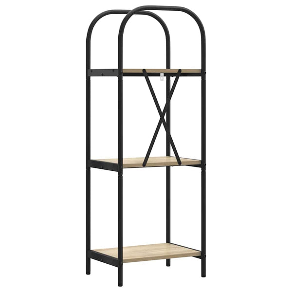 Kirjahylly 3 tasoa 40 x 30 x 109 cm Tekninen puu Sonoman tammi