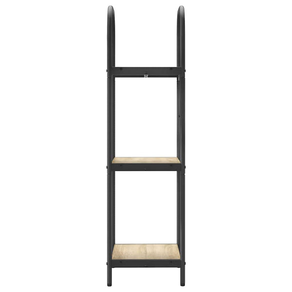 Kirjahylly 3 tasoa 40 x 30 x 109 cm Tekninen puu Sonoman tammi