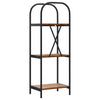 Kirjahylly 3 tasoa 40 x 30 x 109 cm Tekninen puu Vanha puu