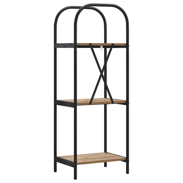 Kirjahylly 3 tasoa 40 x 30 x 109 cm Tekninen puu Artisan tammi