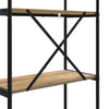 Kirjahylly 3 tasoa 60 x 30 x 109 cm Tekninen puu Artisan tammi