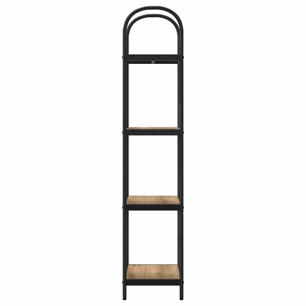 Kirjahylly 4 tasoa 40 x 30 x 146 cm Tekninen puu Artisan tammi
