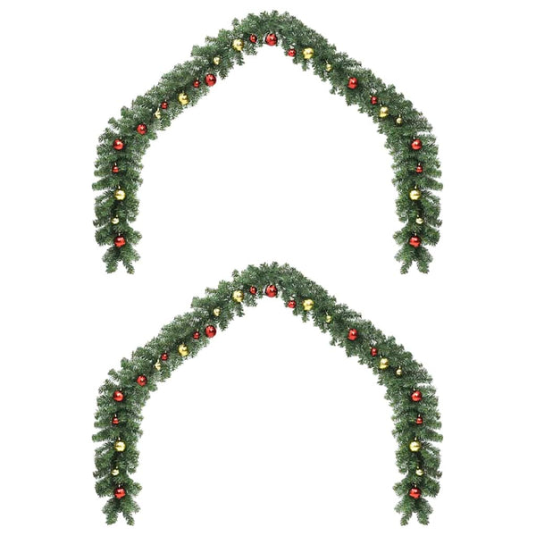 Vihreä jouluketju Roco 600 LED-valoilla (2 pcs polyvinyylikloridi)