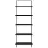 Kirjahylly 5 tasoa 60 x 24 x 168 cm Tekninen puu Musta tammi.