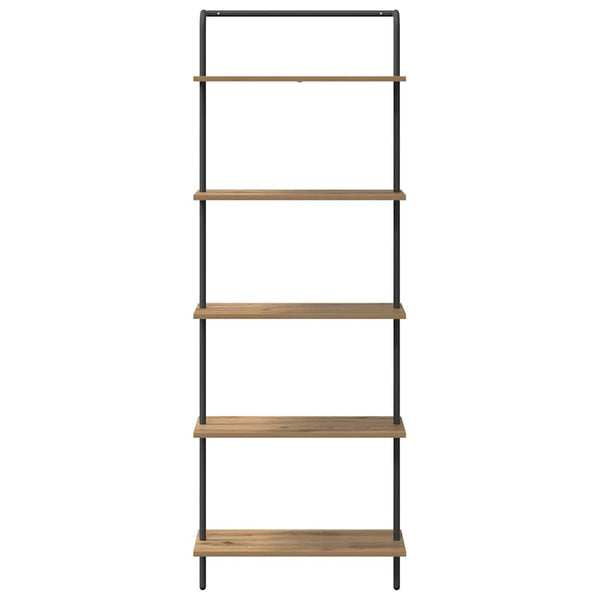 Kirjahylly 5 tasoa 60 x 24 x 168 cm Tekninen puu Artisan tammi
