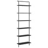 Kirjahylly 6 tasoa 60 x 24 x 203 cm Tekninen puu Musta tammi.