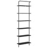 Kirjahylly 6 tasoa 60 x 24 x 203 cm Tekninen puu Musta tammi.
