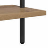 Kirjahylly 6 tasoa 60 x 24 x 203 cm Tekninen puu Artisan tammi