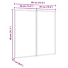 Ilmoitustaulu 80 x 80 x 1.4 cm Täysi mänty Musta Taitettava