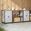 Keittiön säilytyssarja HATTEM 3 kpl Hopea Ruostumaton teräs