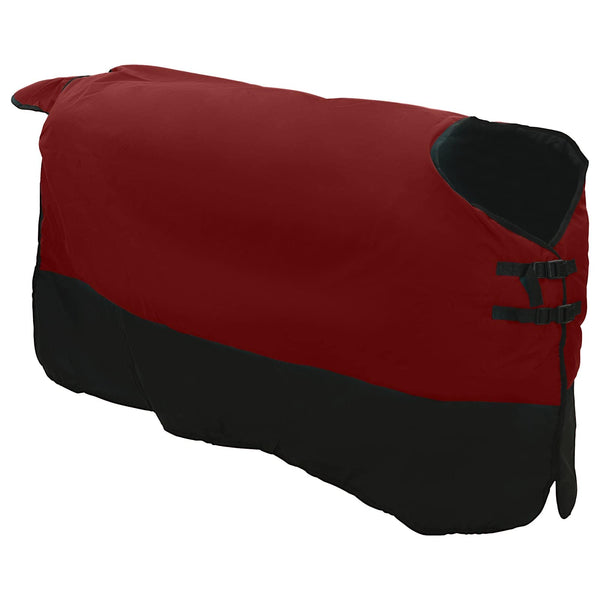 Hevospeitto Bordeaux ja musta 85 cm Polyesteri