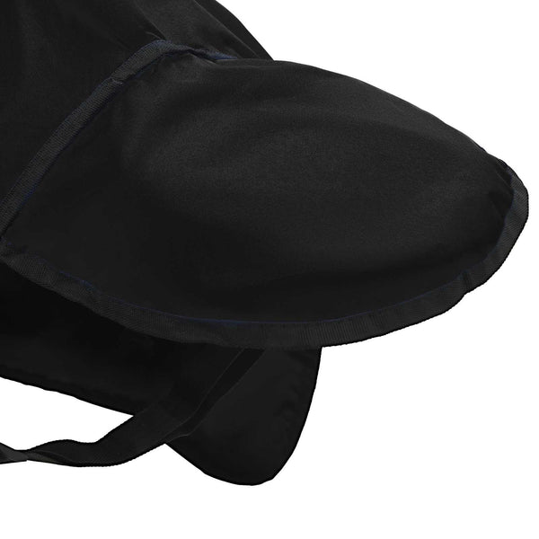 Hevospeitto Täysi musta 125 cm Polyesteri
