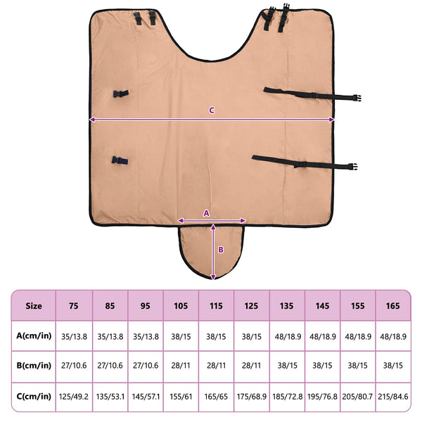 Hevospeitto Cappuccino 145 cm Polyesteri