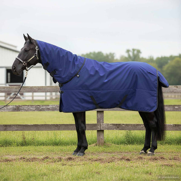 Hevospeitto Täysi laivastonsininen 85 cm Polyesteri