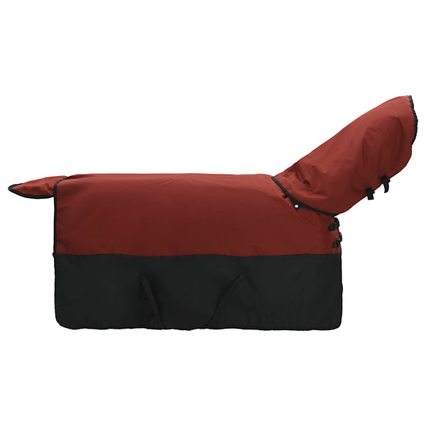 Hevospeitto Bordeaux ja musta 95 cm Polyesteri