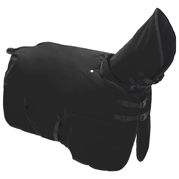 Hevospeitto Täysi musta 125 cm Polyesteri