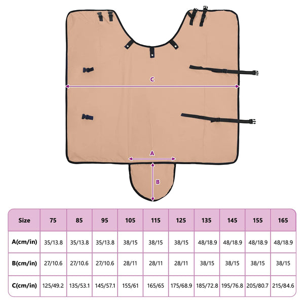 Hevospeitto Cappuccino 145 cm Polyesteri
